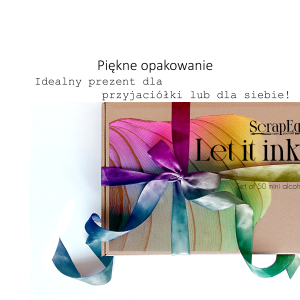 Zestaw tuszy alkoholowych ScrapEgo Let It Inks opakowanie prezentowe