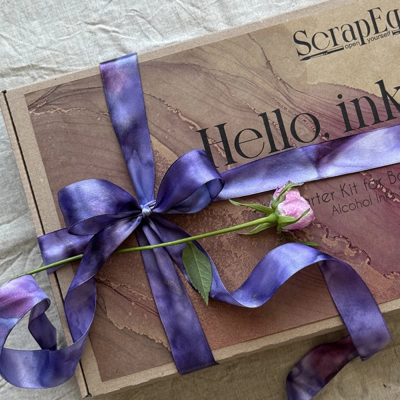 Zestaw startowy tuszy alkoholowych ScrapEgo Hello inks widok z góry