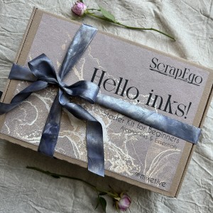 Zestaw startowy tusze alkoholowe ScrapEgo Hello inks MIXETIVE widok z góry